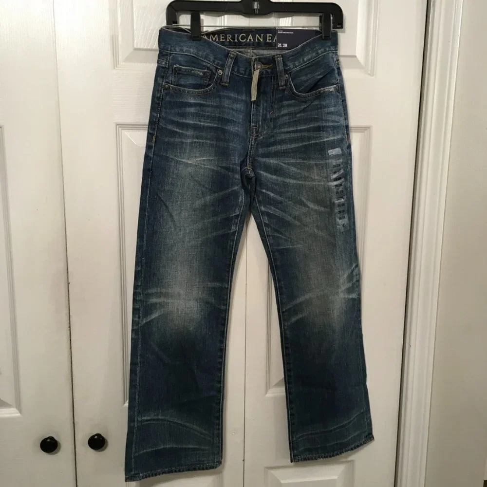 American Eagle Outfitters Boys Indigo Wash Denim Jeans